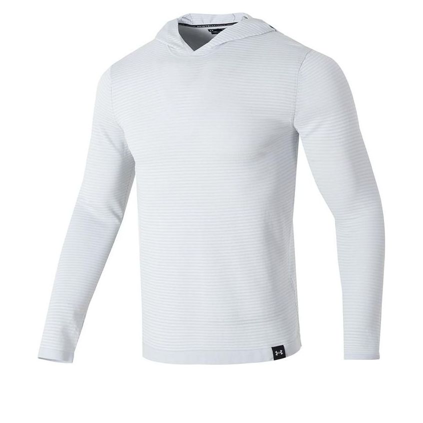 Sweatshirt Under Armour Men's Knit Wind Hoodie Hvid | 1375075-014, 0
