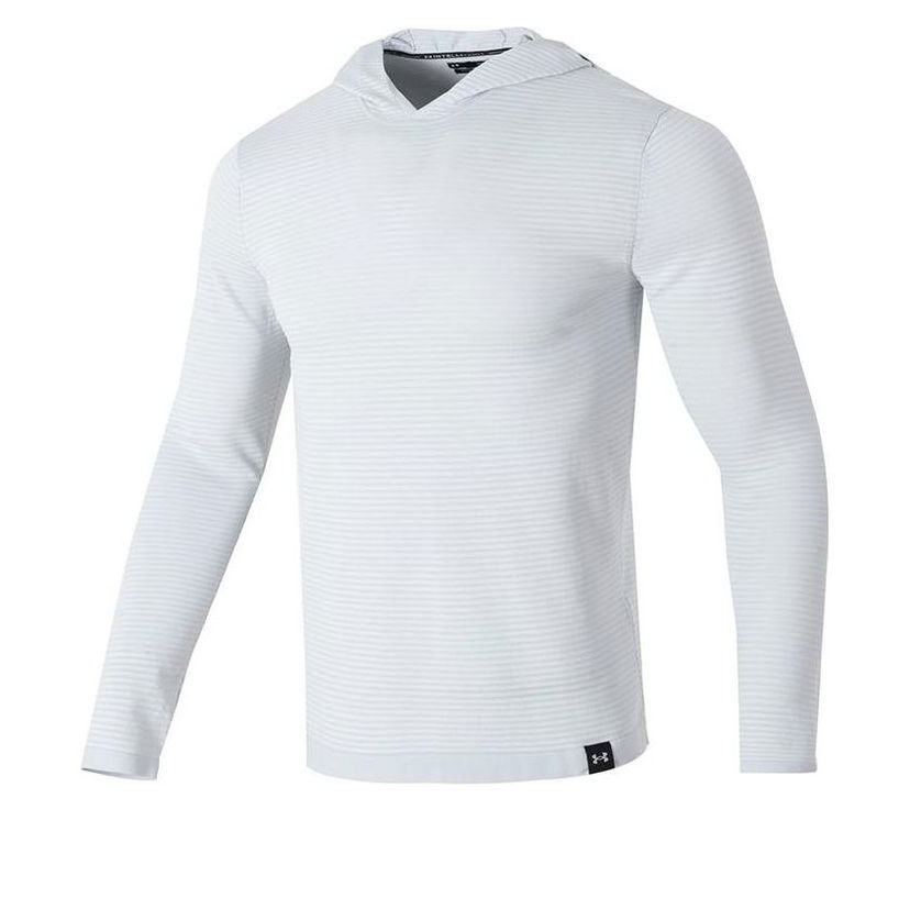 Sweatshirt Under Armour Men's Knit Wind Hoodie Hvid | 1375075-014