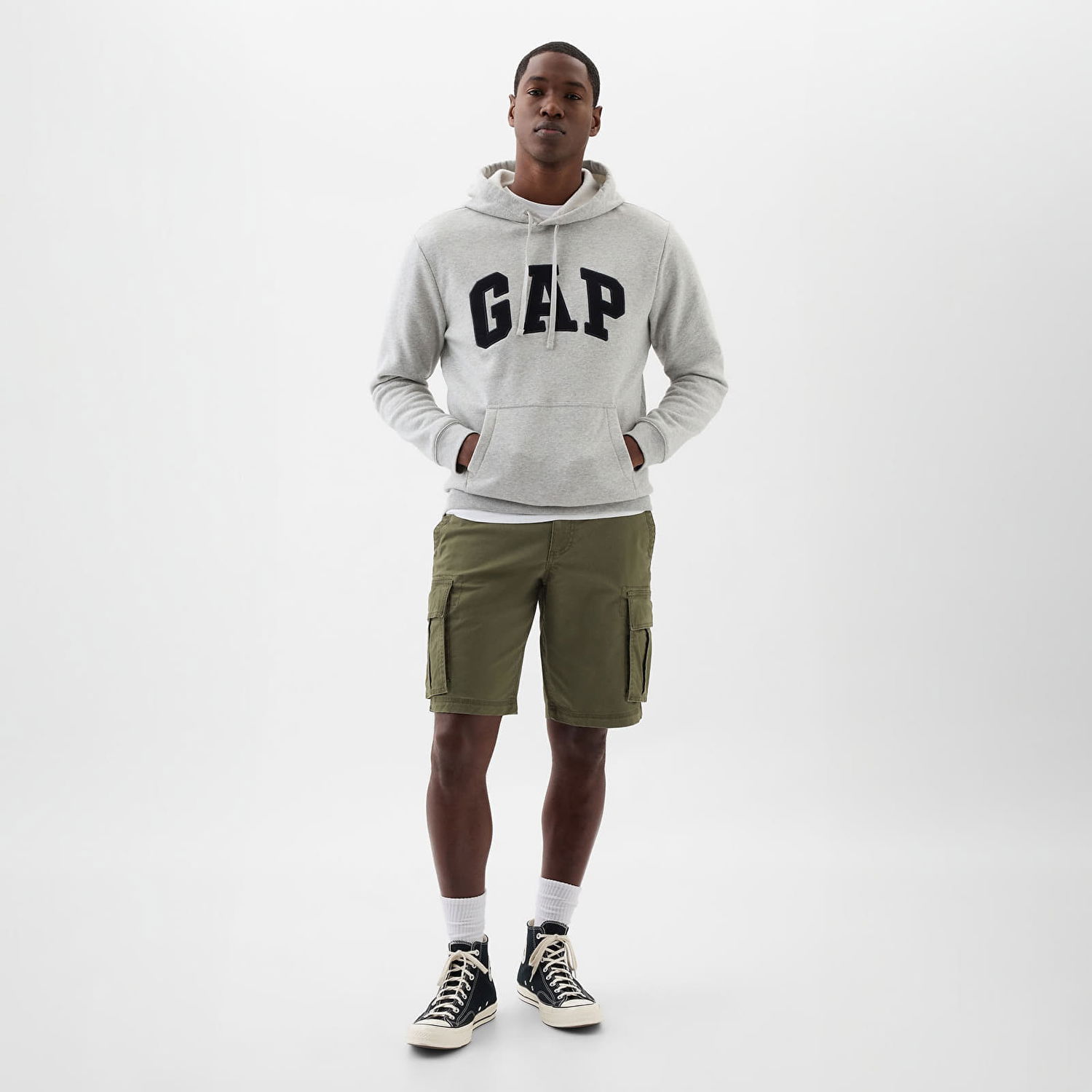 Shorts GAP Cargo Shorts Black Moss Grøn | 866152-02, 0