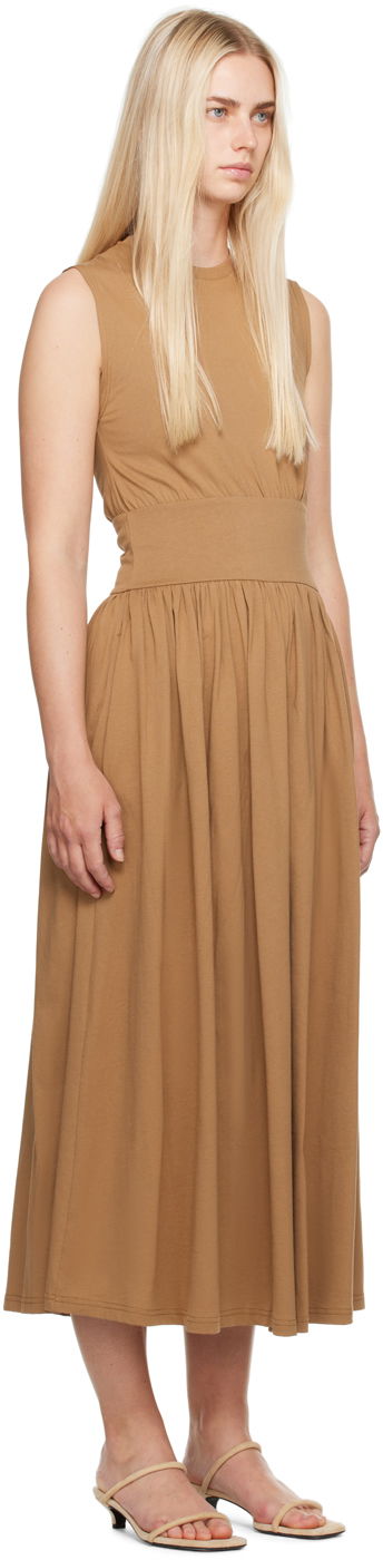 Kjole TOTEME Sleeveless Midi Dress Sort | 242-WRD1783-FB0093, 4