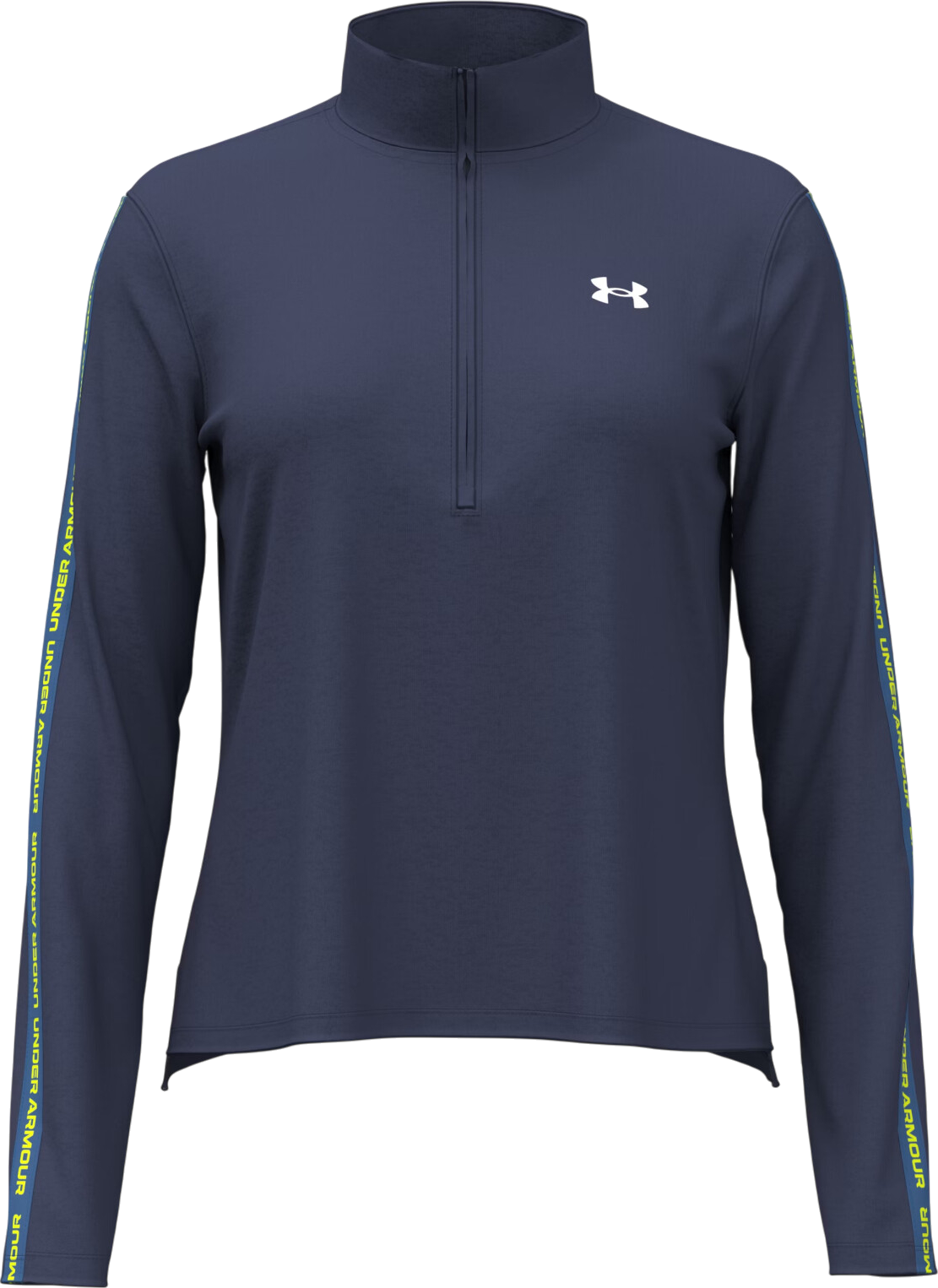 T-shirt Under Armour Long-Sleeve ½ Zip Top UA Tech™ Wordmark Tape Mørkeblå | 6005100-403, 0