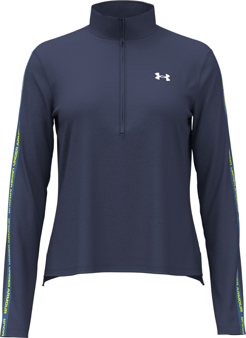 T-shirt Under Armour Long-Sleeve ½ Zip Top UA Tech™ Wordmark Tape Mørkeblå | 6005100-403