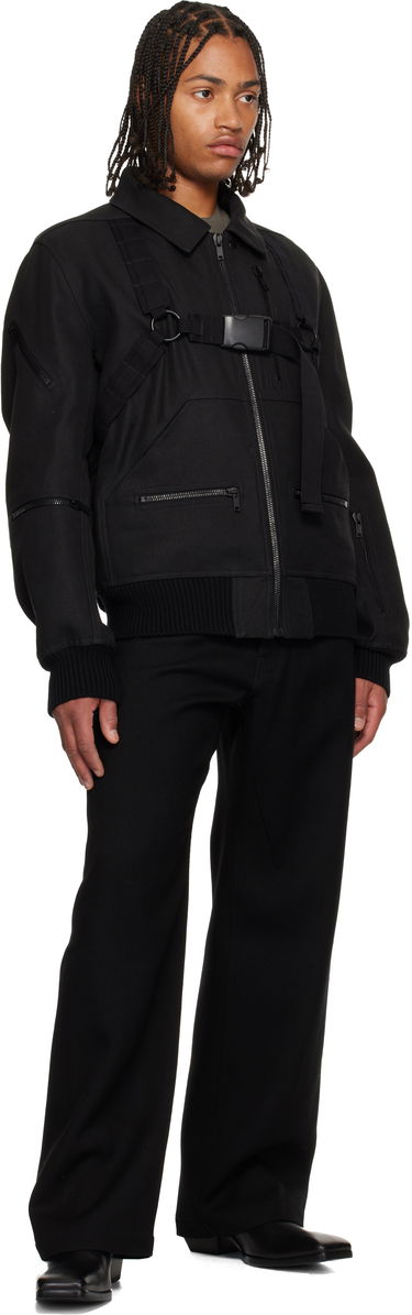 Bukser Rick Owens Concordians Geth Wide-leg Twill Trousers Sort | RU02E1333 WD, 3