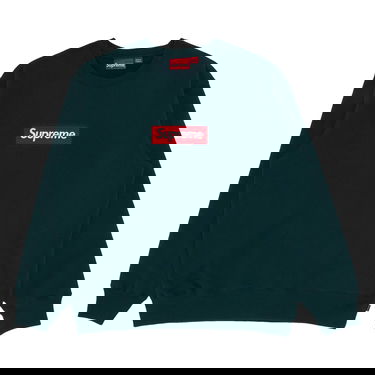 Sweatshirt Supreme Box Logo Crewneck "Dark Pine" Grøn | FW22SW65 DARK PINE, 1