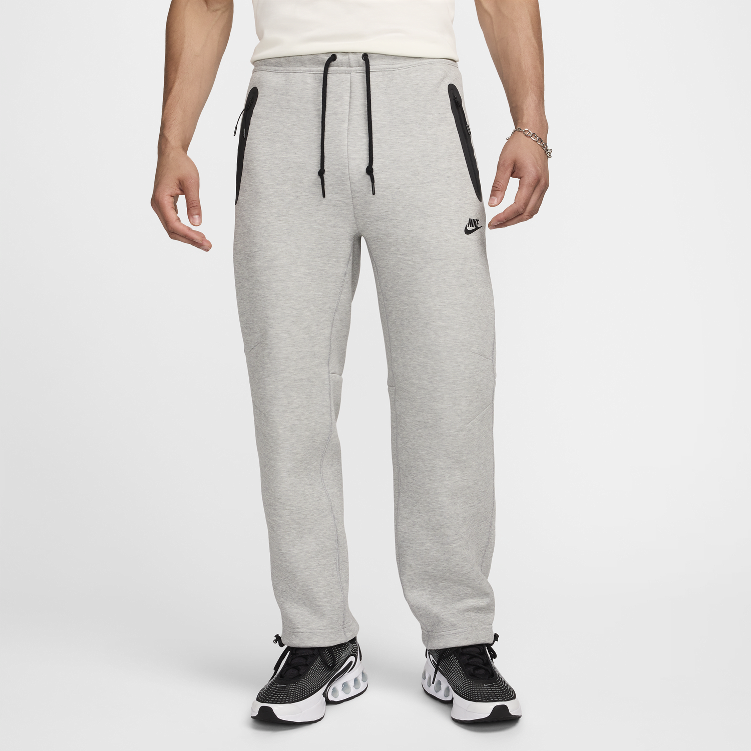 Joggingbukser Nike Tech Fleece Cuffless Pants Grå | HJ6533-063, 0