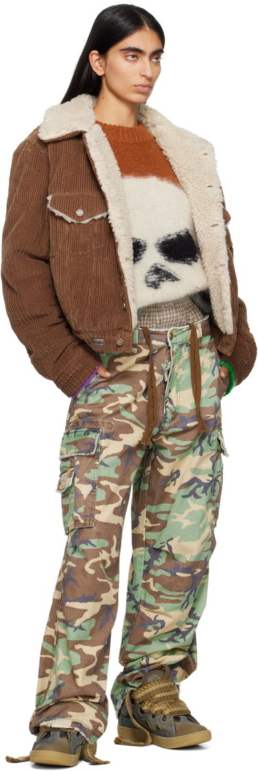 Jakke ERL Sherpa Corduroy Trucker Jacket Brun | ERL09J003, 4