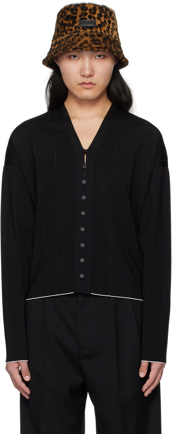 Sweater Jacquemus Les Sculptures 'Le cardigan plissé' Cardigan Sort | 24E245KN298-2355