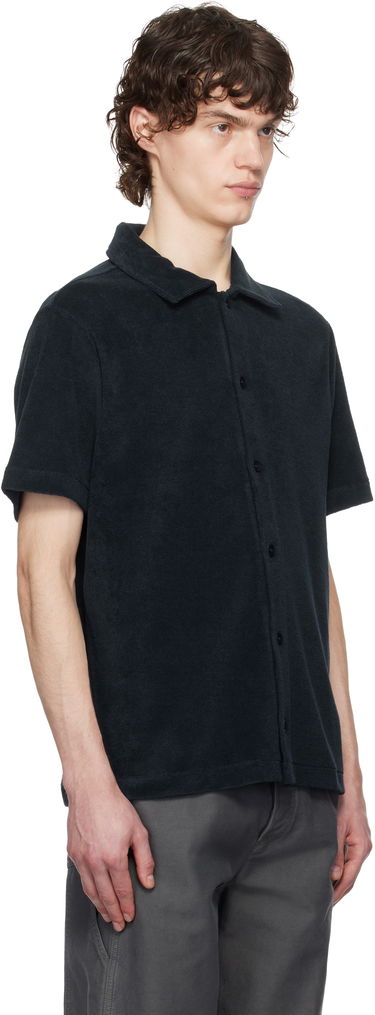 Skjorte A.P.C. A.P.C. Nicolo Short Sleeve Button-Down Shirt Sort | COEWT-H26501, 1