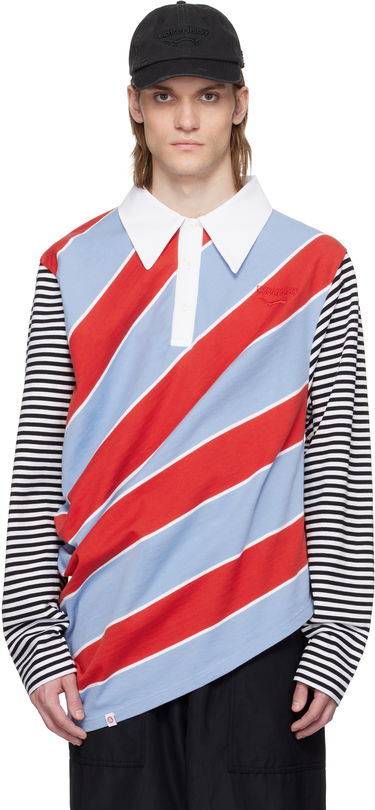 Polo skjorte Charles Jeffrey Loverboy Charles Jeffrey LOVERBOY Topsy Turvy Rugby Polo Flerfarvet | 54101201, 0
