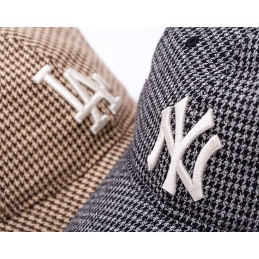 Kasket New Era NY Yankees MLB Houndstooth 9TWENTY Adjustable Hat Sort | 60691222, 6