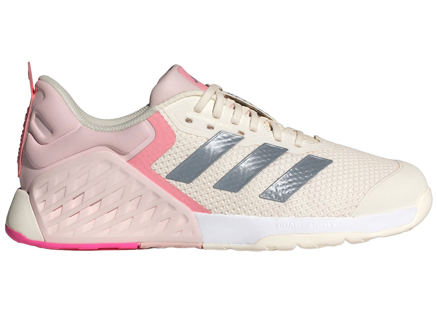 Sneakers og sko adidas Performance Dropset 3 Chalk White Iron Metallic Semi Pink Spark W Lyserød | ID8635, 0