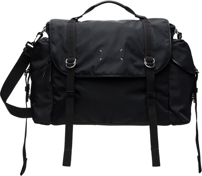 Skuldertaske Maison Margiela Maison Margiela High Tech Messenger Bag Sort | SB1WG0071 P6763