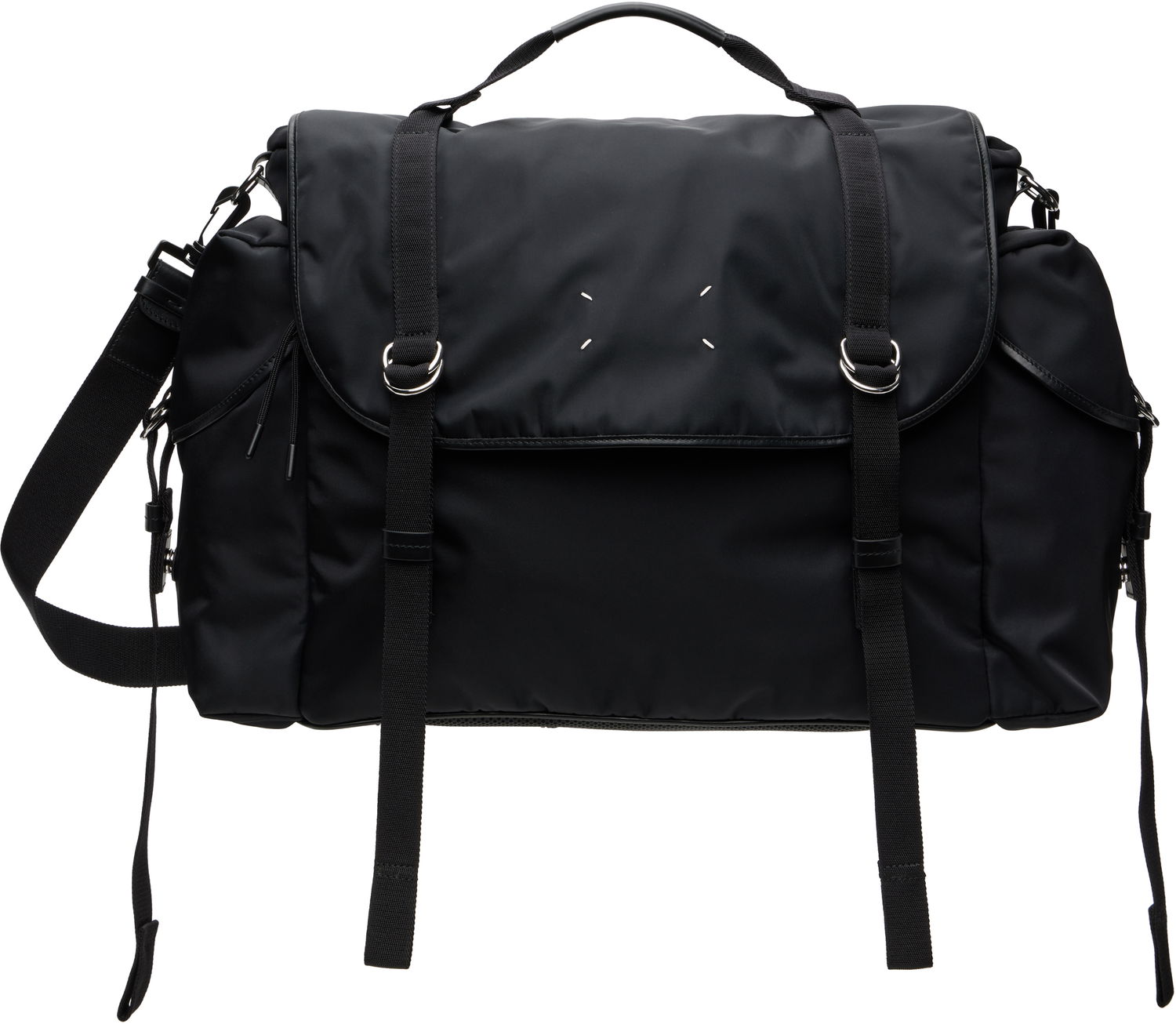 Skuldertaske Maison Margiela Maison Margiela High Tech Messenger Bag Sort | SB1WG0071 P6763, 0