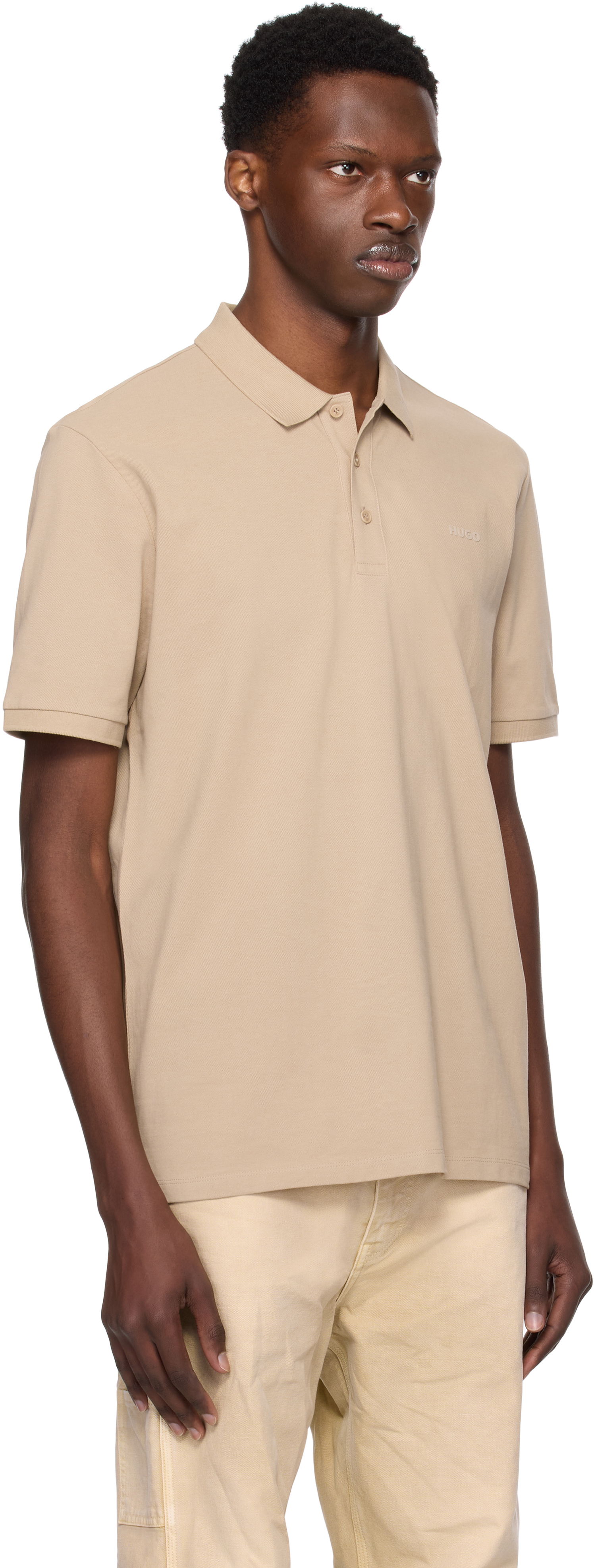 Polo skjorte BOSS Cotton Polo Shirt Sort | 50466182, 1