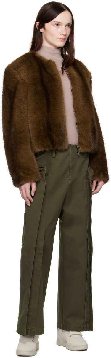 Jakke STAND STUDIO Faux-Fur Jacket Brun | 66411-9019, 3