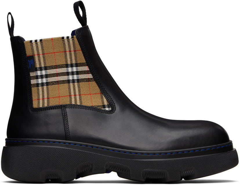 Sneakers og sko Burberry Burberry Creeper Low Chelsea Boots Sort | 8105183
