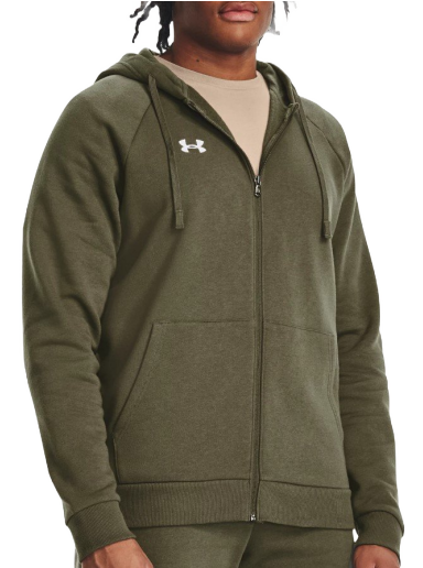 Sweatshirt Under Armour Rival Fleece FZ Grøn | 1379767-390