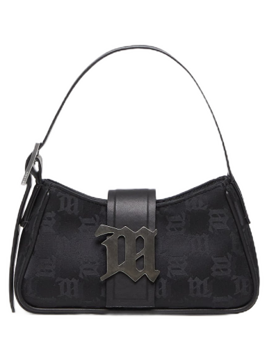 Håndtaske MISBHV Nylon Monogram Shoulder Bag Mini Sort | 122A404