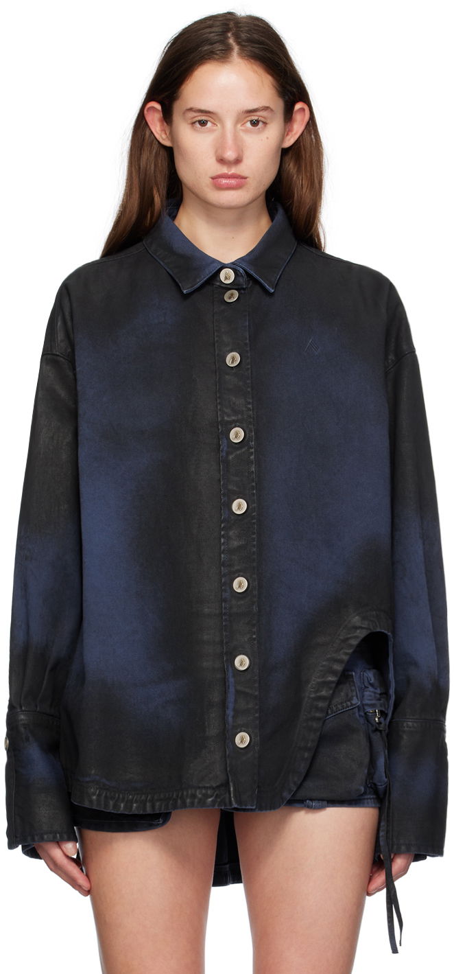 Skjorte The Attico Attico Diana Denim Shirt Blå | SPEWCB68 C108, 0