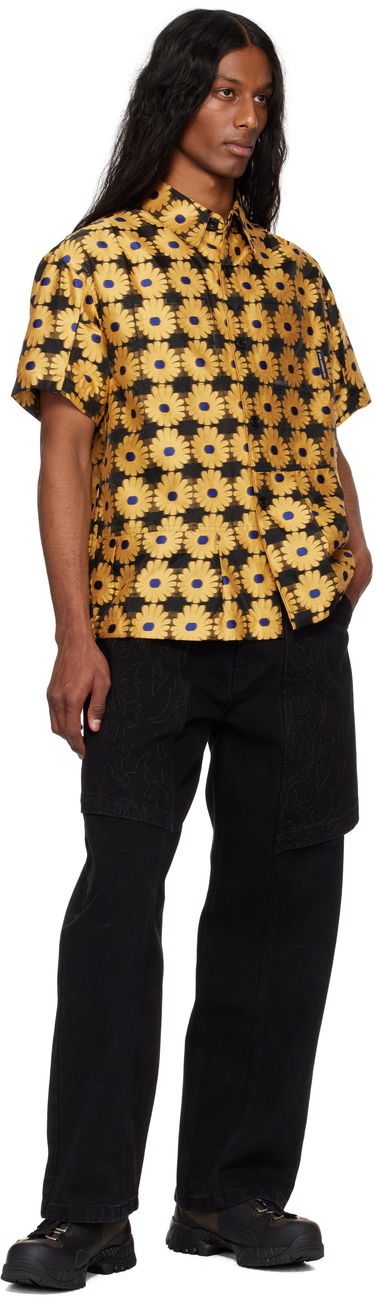 Skjorte Andersson Bell Andersson Bell Sheer Flower Shirt Gul | atb1278m, 3