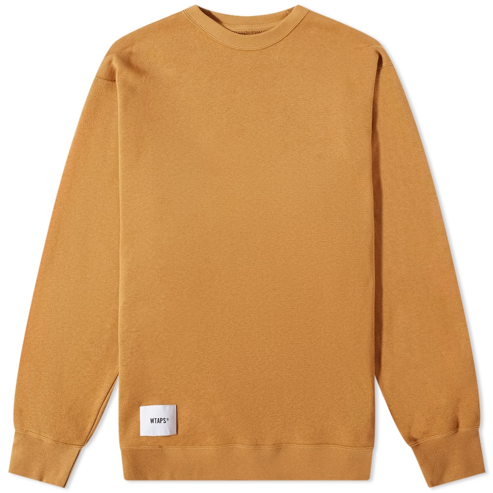 Sweatshirt WTAPS All 01 Crew Sweat Beige | 221ATDT-CSM08-BR, 0