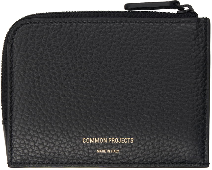 Tegnebog Common Projects Black Zipper Wallet Sort | ARTICLE 9179, 0