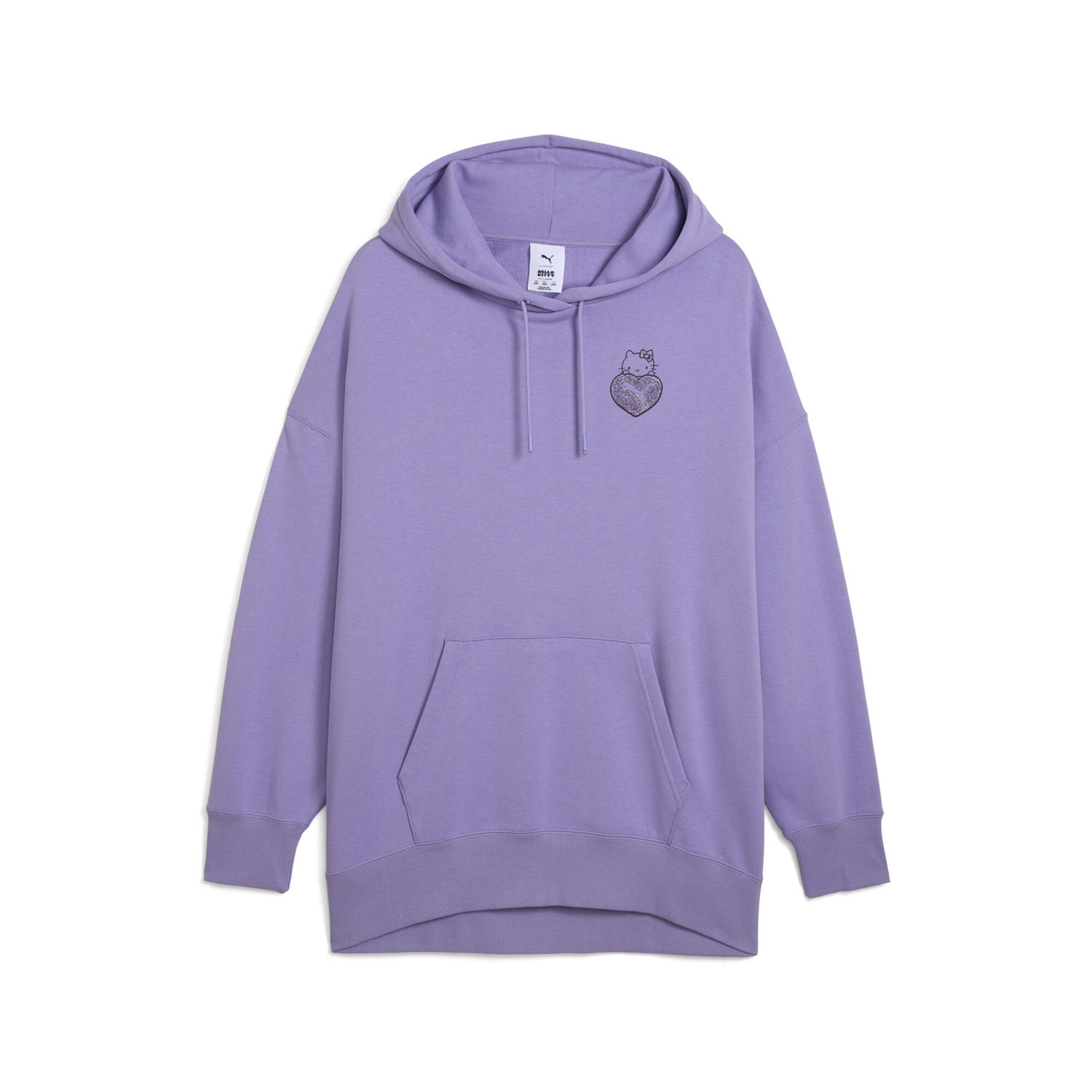 Sweatshirt Puma PUMA x HELLO KITTY AND FRIENDS Oversized Hoodie Lilla | 631614_29, 0