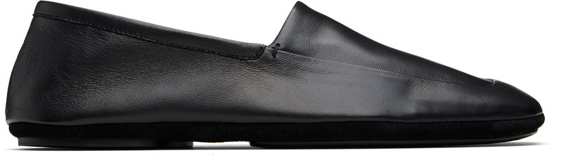 Sneakers og sko LEMAIRE Leather Indoor Slipper Loafers Sort | FO0231 LL0023