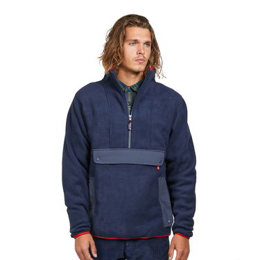 Vindjakke Patagonia Synchilla Anorak Mørkeblå | 22980-NESM, 0