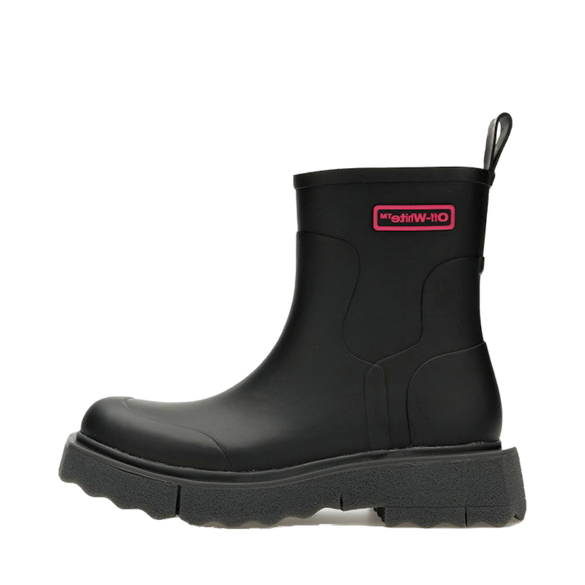 Sneakers og sko Off-White Rubber Rain Boot Black Sort | OMID016F22MAT0011035