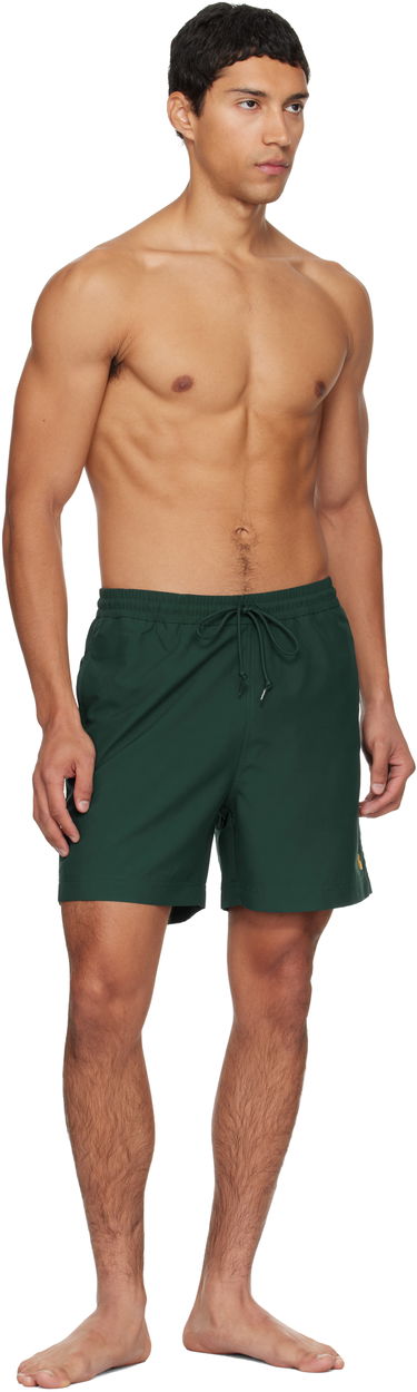 Badetøj Carhartt WIP Chase Swim Shorts Grøn | I035062, 3