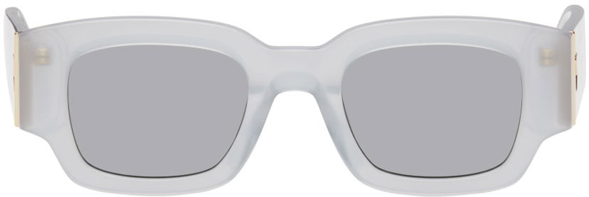 Solbriller AMI Classical De Cœur Sunglasses Blå | UGL507.AM0004