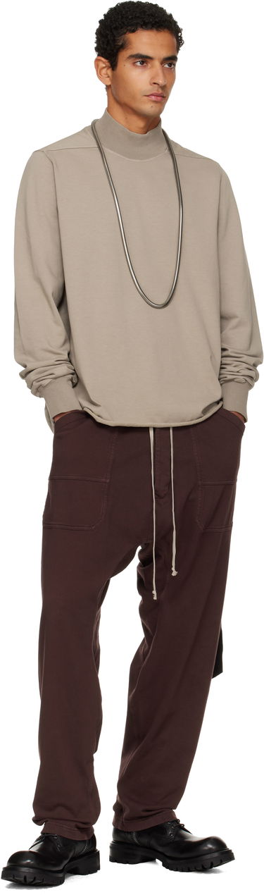 Sweater Rick Owens Rick Owens DRKSHDW Concordians Headon DBL Turtleneck Beige | DU02E7263 RIG, 3