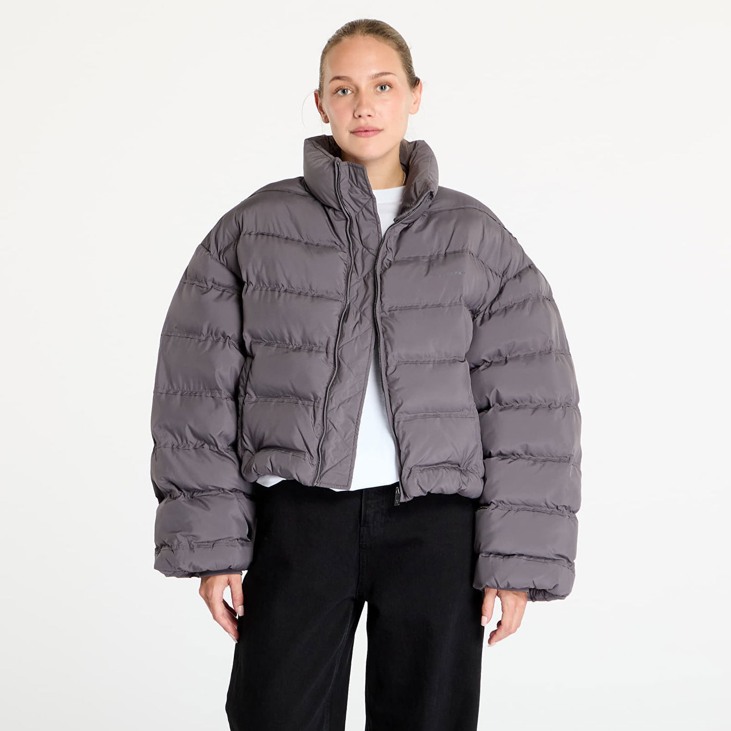 Puffer jakke DAILY PAPER Sela Puffer Jacket Rabbit Grey Grå | 2421059, 0