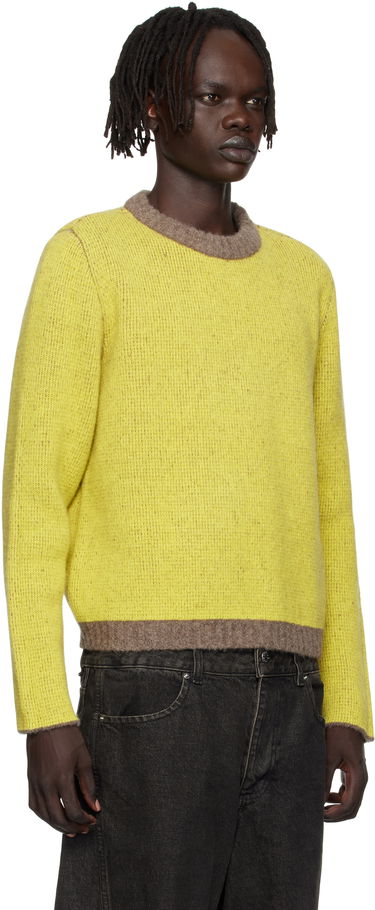 Sweater Eckhaus Latta Eckhaus Latta Yak Crewneck Sweater Gul | 8258-EL-PF25-F, 1