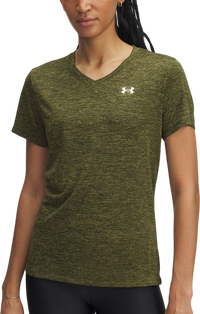 Heathered V-Neck Short-Sleeve T-Shirt Tech SSV- Twist