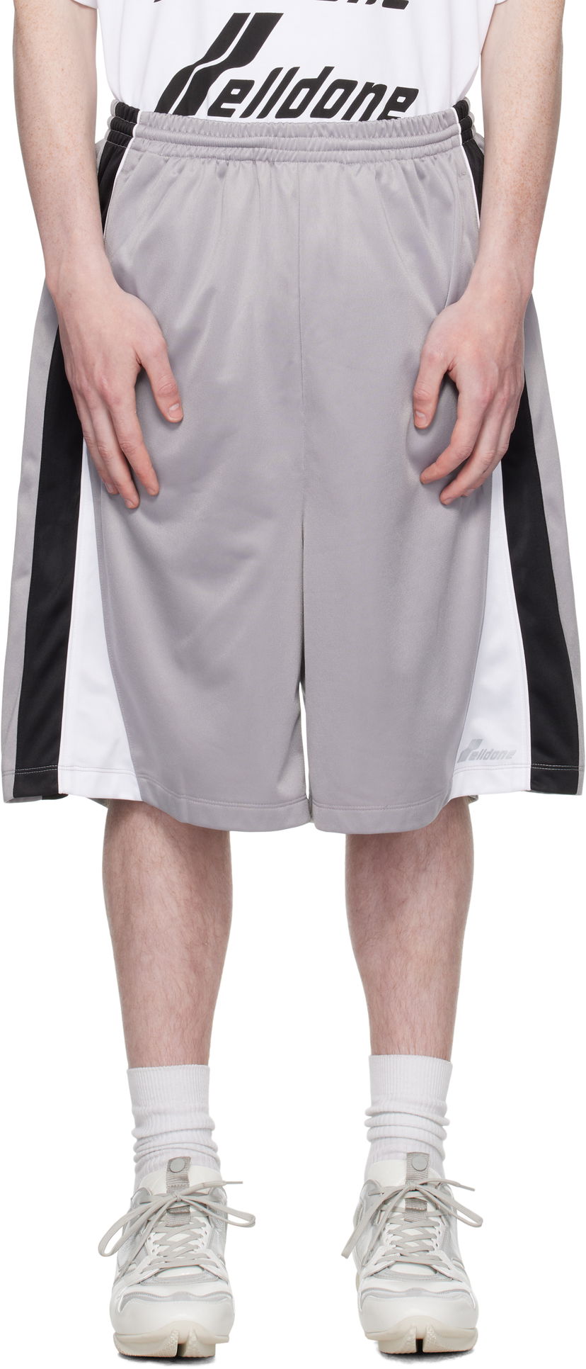Shorts We11done We11done Track Shorts Grå | WD-TA2-25-701-U-SV