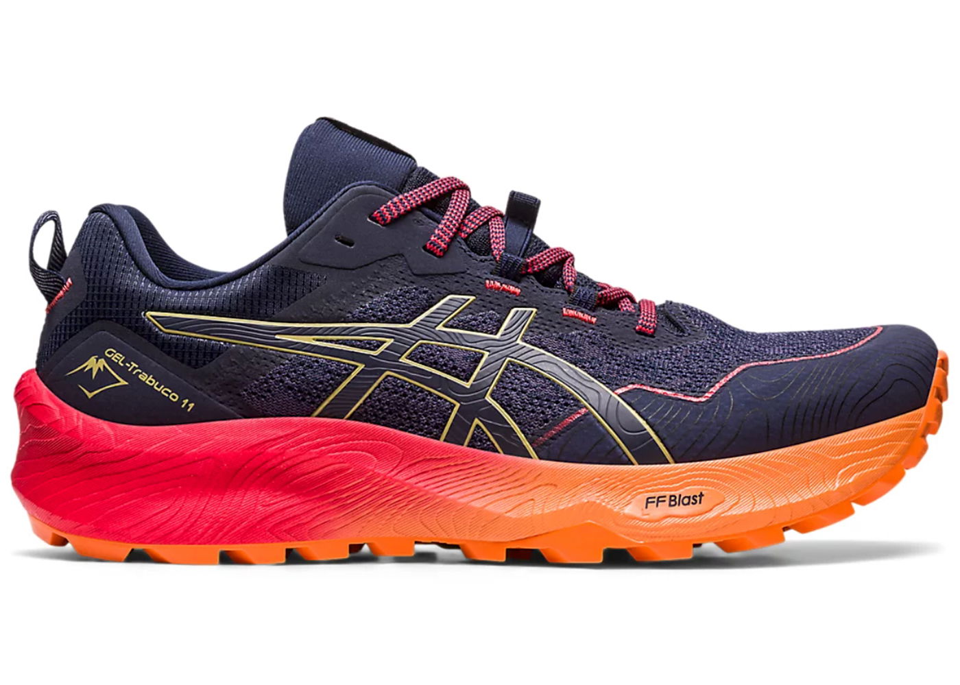 Sneakers og sko Asics Gel-Trabuco 11 Indigo Blue Olive Oil Mørkeblå | 1011B605-400, 0