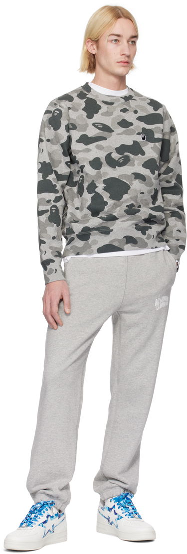 Sweatshirt BAPE Camo Ape Head Crewneck Sweatshirt Grå | 001SWK801005M, 3