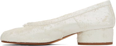 Sneakers og sko Maison Margiela Maison Margiela Tabi Ballerina Heels Hvid | S58WZ0128 P8159, 2