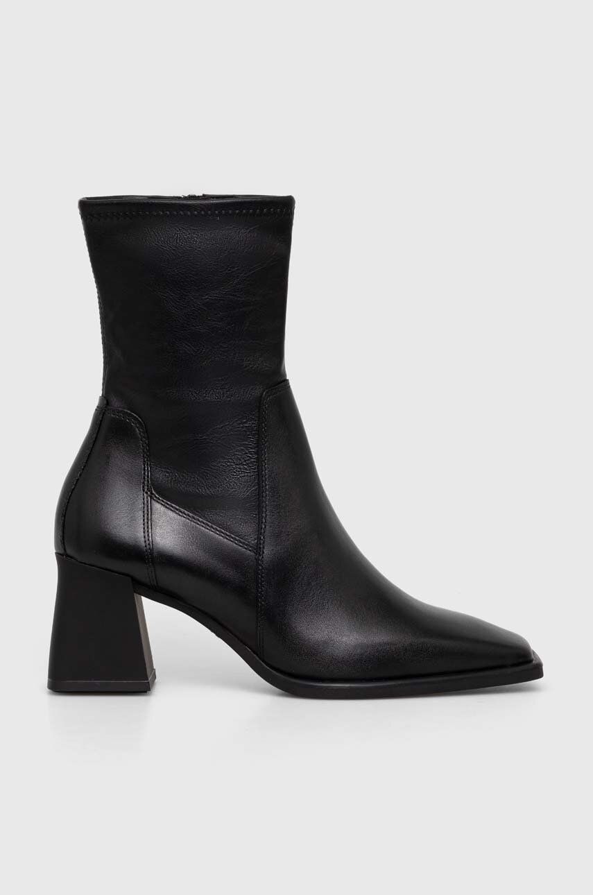 Sneakers og sko Vagabond HEDDA Leather Block Heel Boots Sort | 5602.302.20, 0