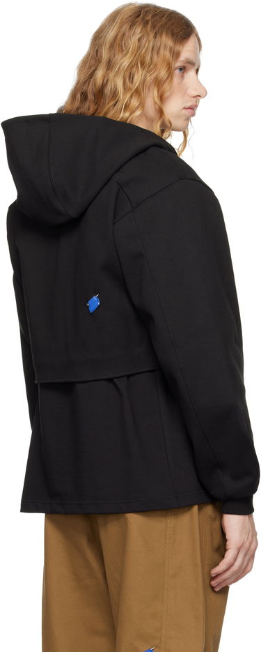 Sweatshirt ADER ERROR Cropped Hoodie Sort | BN01FWHD0401BK, 2