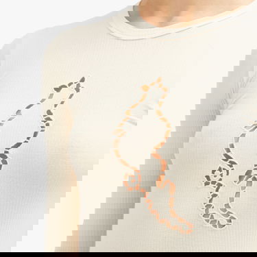 T-shirt Baserange Ponte Long Sleeve T-Shirt Beige | TOPLS-RB-SP25-Undyed, 5