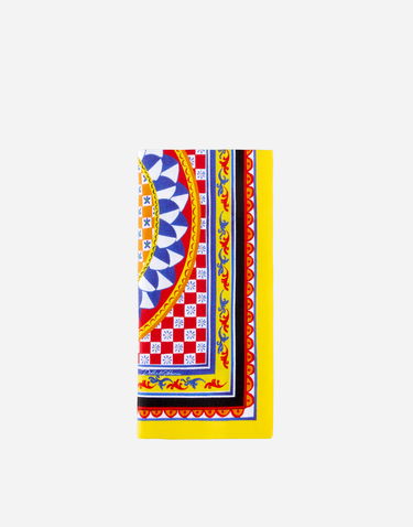 Home decor Dolce & Gabbana Set Of 2 Linen Napkins With Sun Print Gul | TCGS05TCADNUC082, 2