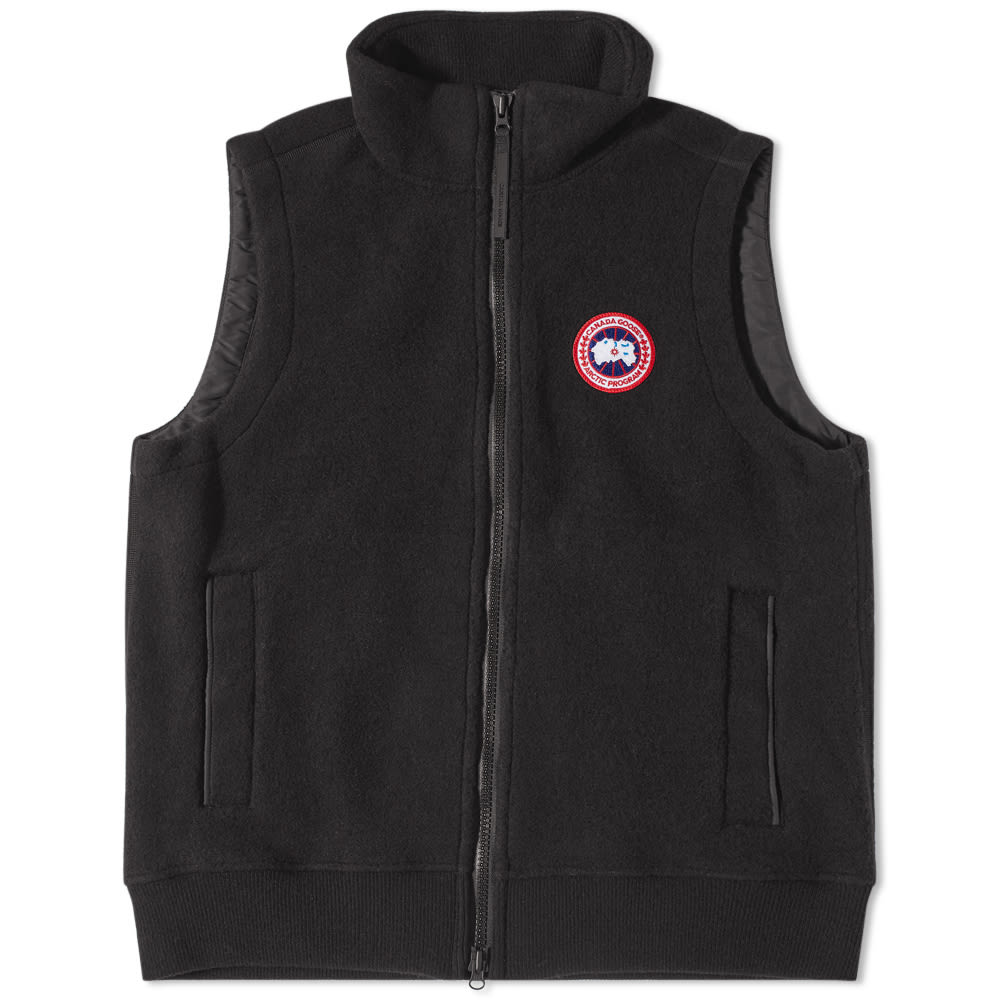 Sweater Canada Goose Mersey Fleece Vest Black Sort | 7052M-61, 0