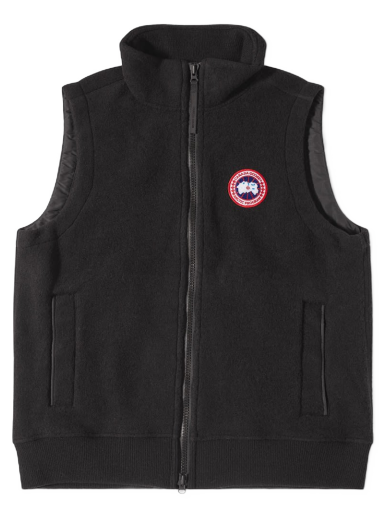 Sweater Canada Goose Mersey Fleece Vest Black Sort | 7052M-61