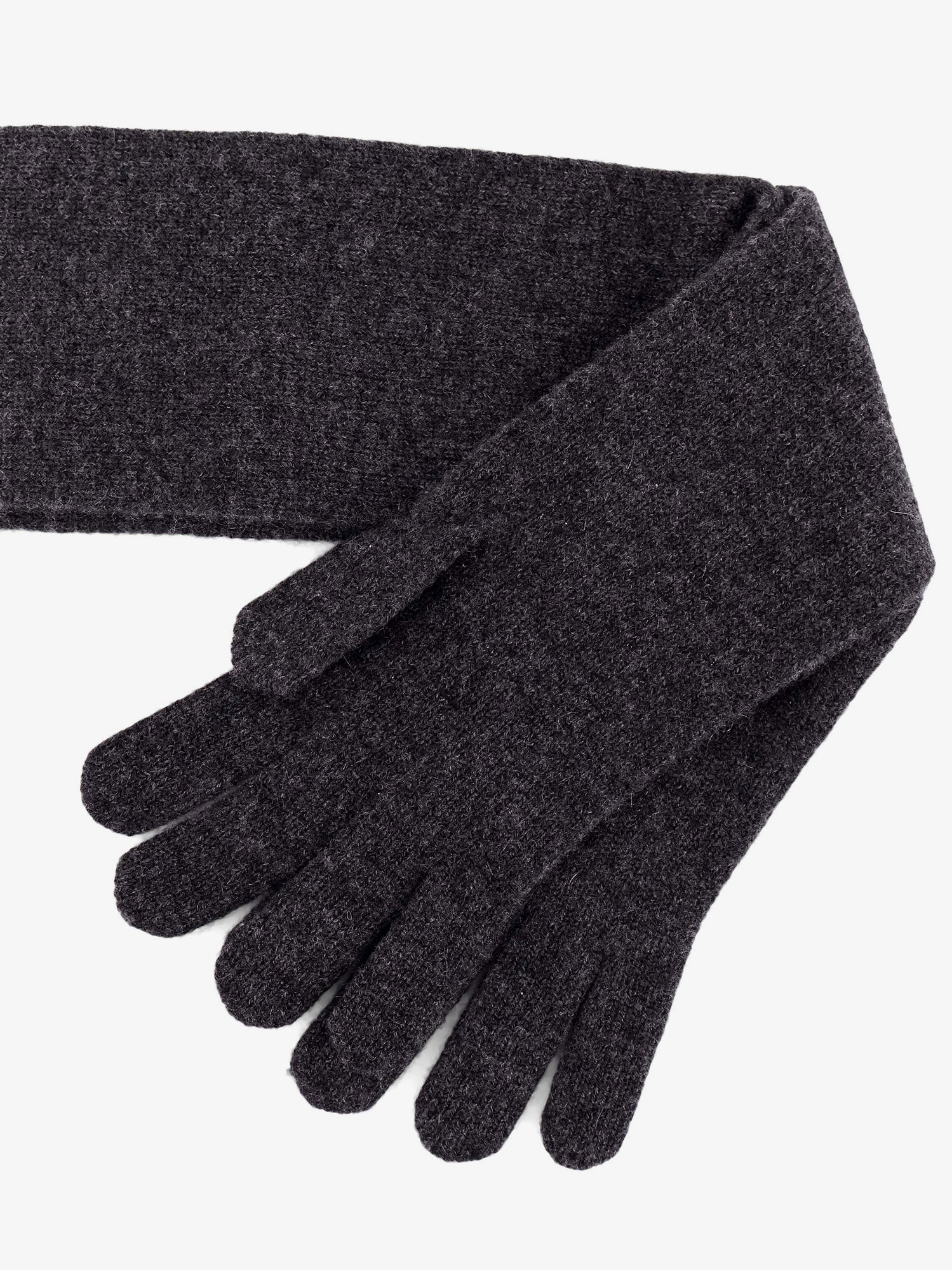 Handsker Max Mara Long Fingerless Gloves by Sort | 2424566013600011, 1