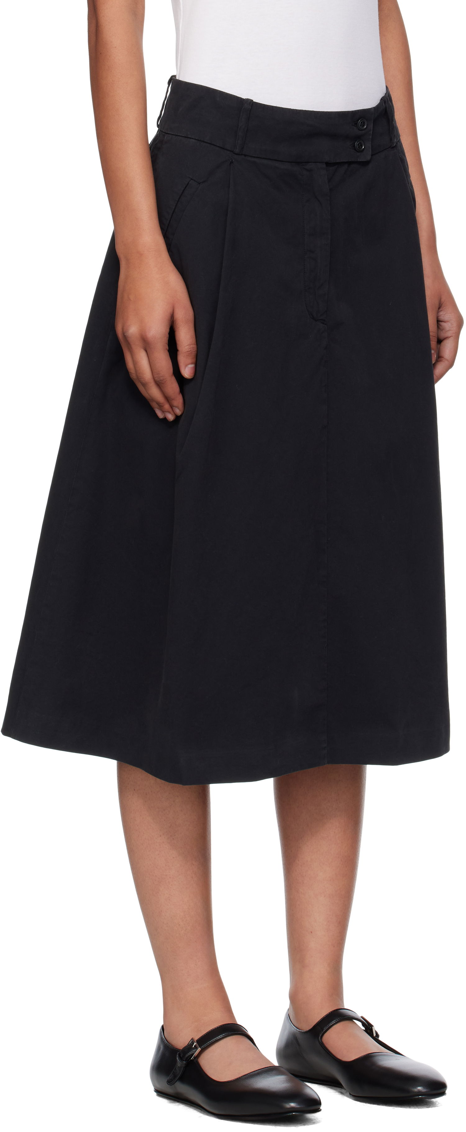 Nederdel A.P.C. A.P.C. Deborah Midi Skirt Sort | COHKU-F06453, 1