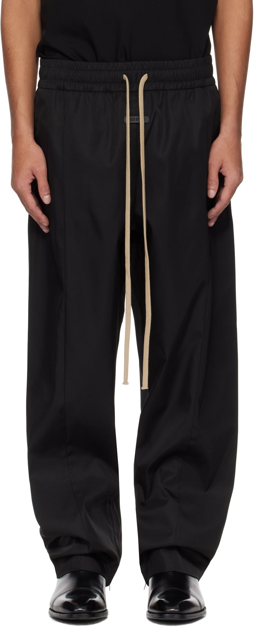 Joggingbukser Fear of God Fear of God Center Seam Track Pants Sort | FGE240-4041NYW