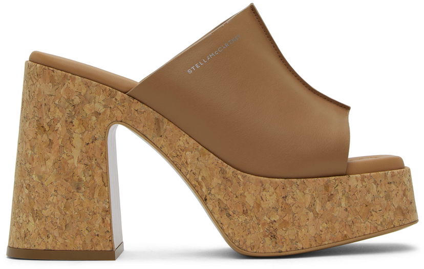 Sneakers og sko Stella McCartney Skyla Platform Sandals Brun | 810359AP00P0